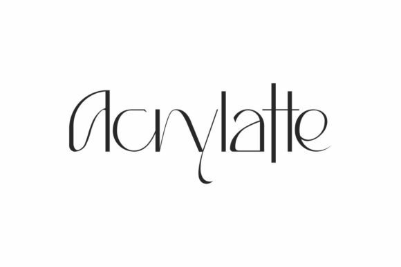 Acrylatte: Elevate Your Brand with Modern Typography