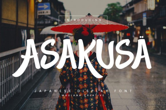Asakusa: Elevating Modern Design with Bold Japanese Typography