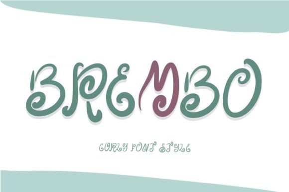 Brembo: The Curly Typeface Redefining Modern Visual Storytelling