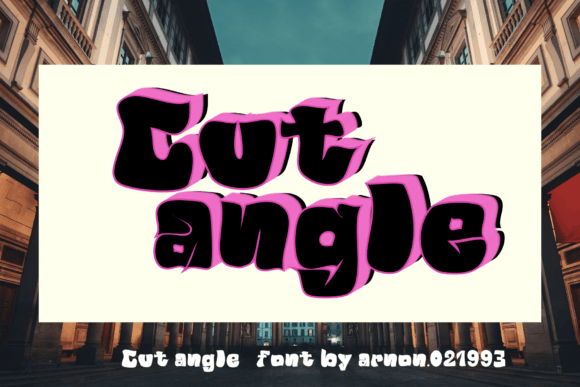 Cut Angle: Evaluating a Bold Display Typeface for Modern Design