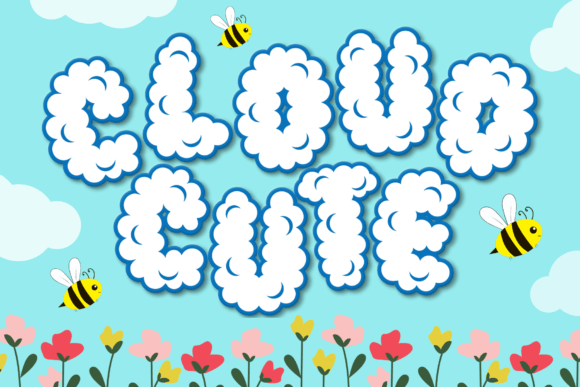 Cute Cloud: Strategic Typography for Emotional Branding and Design Impact
