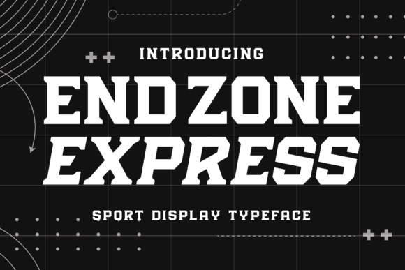 Endzone Express: The Bold Typeface Redefining Sports Design