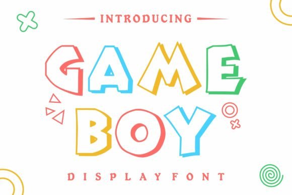 Game Boy: The Outline Font That Brings Retro Gaming Energy to Modern Design