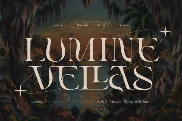 Lumine Vellas: Embracing Aqua-Infused Elegance in Modern Typography