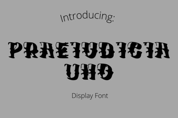 Mastering Bold Design with Praeiudicia Uno