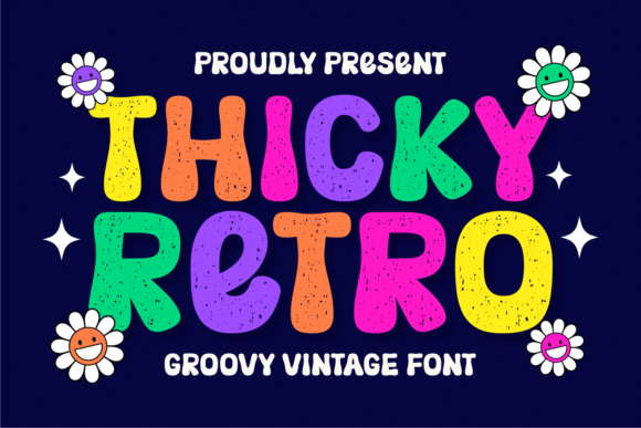 Thicky Retro: A Playful Font for Bold Designs