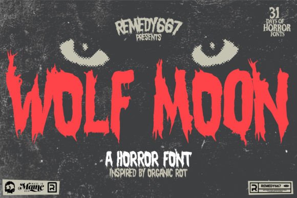 Unleashing the Beast: A Deep Dive into Wolf Moon, the Gritty Horror Font for Bold Design