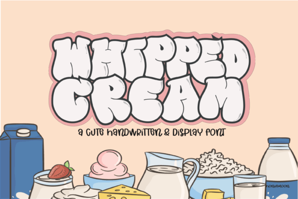 Whipped Cream: Elevating Design with Playful Typography